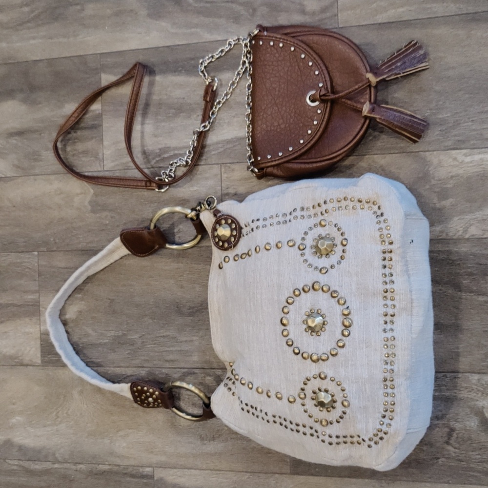 Franco Sarto Handbag Bonus Crossbody Bag Studded